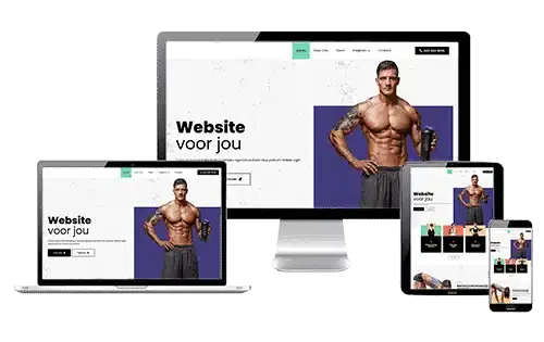Voorbeeld onepage website voor een zzp'er door ProfitWeb