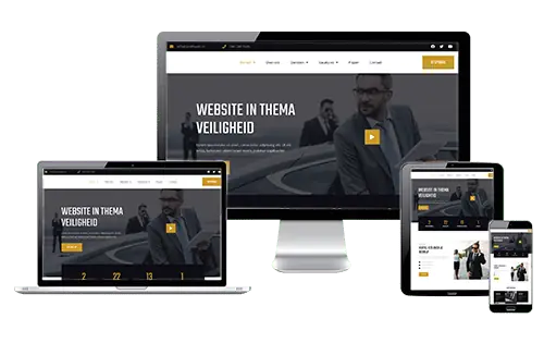 Voorbeeld website met meerdere diensten door ProfitWeb